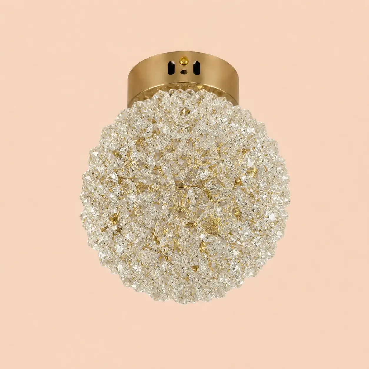 Celia-lustra led aplicata Diam.15cm cu pietre de cristal