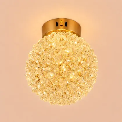 Celia-lustra led aplicata Diam.15cm cu pietre de cristal
