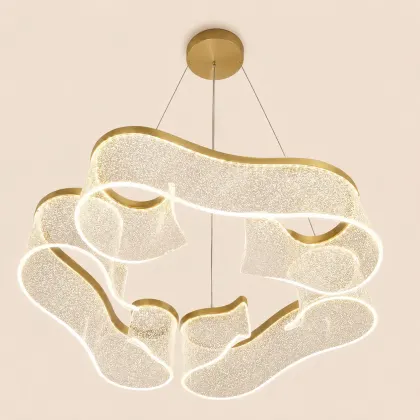 Kaleo-lustra led stralucitoare diam.50cm cu telecomanda