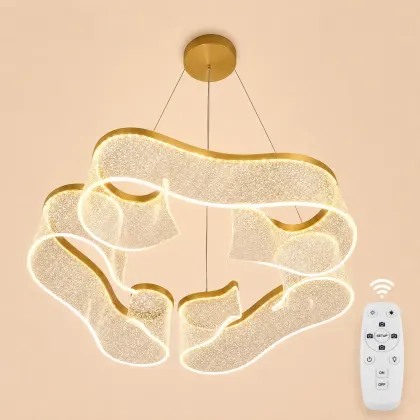 Kaleo-lustra led stralucitoare diam.50cm cu telecomanda