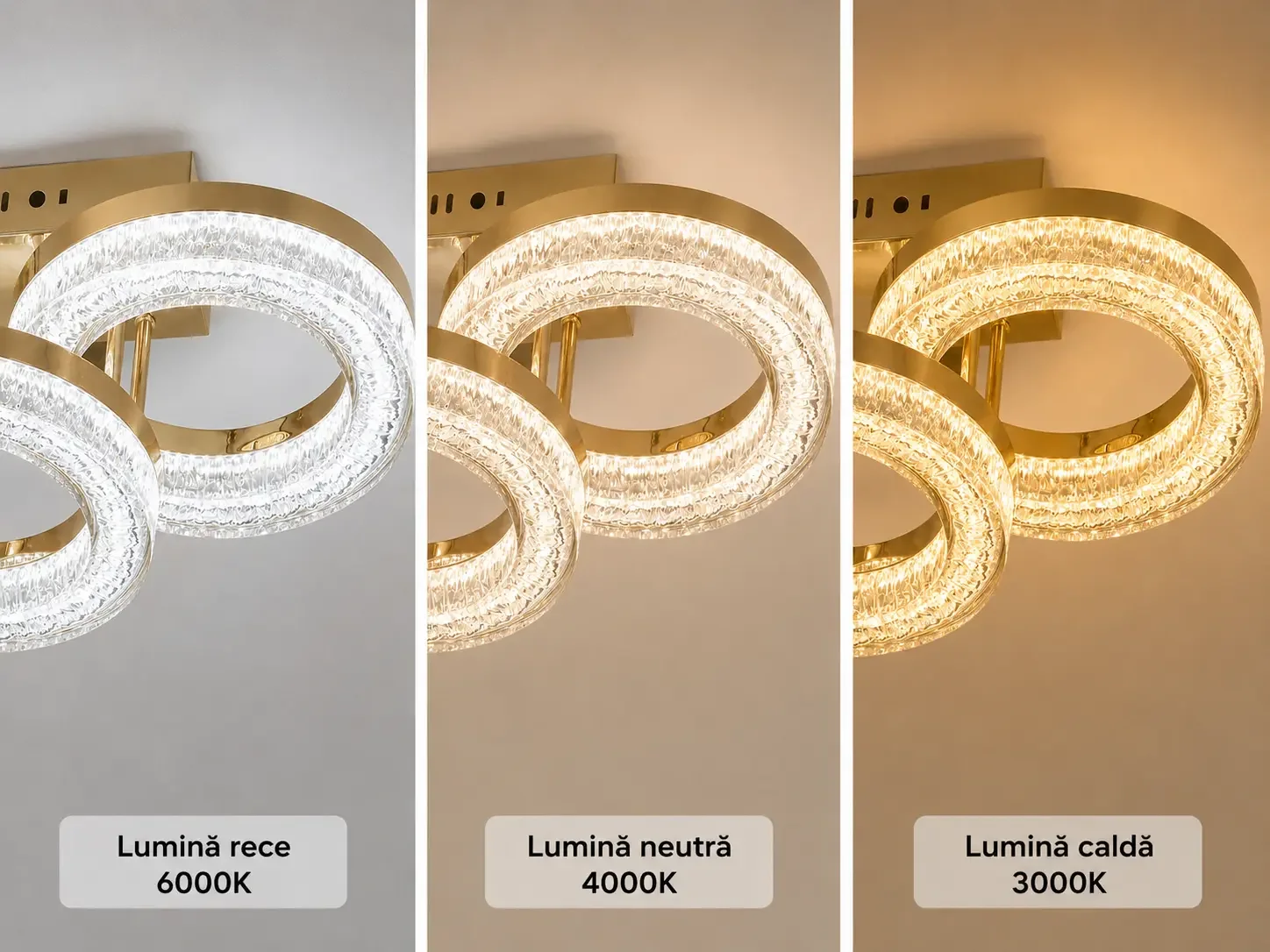Charm-lustra led eleganta cu telecomanda