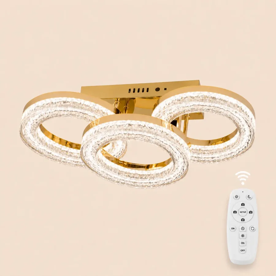 Charm-lustra led eleganta cu telecomanda