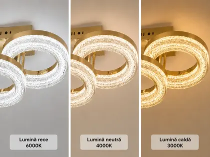 Charm-lustra led eleganta cu telecomanda