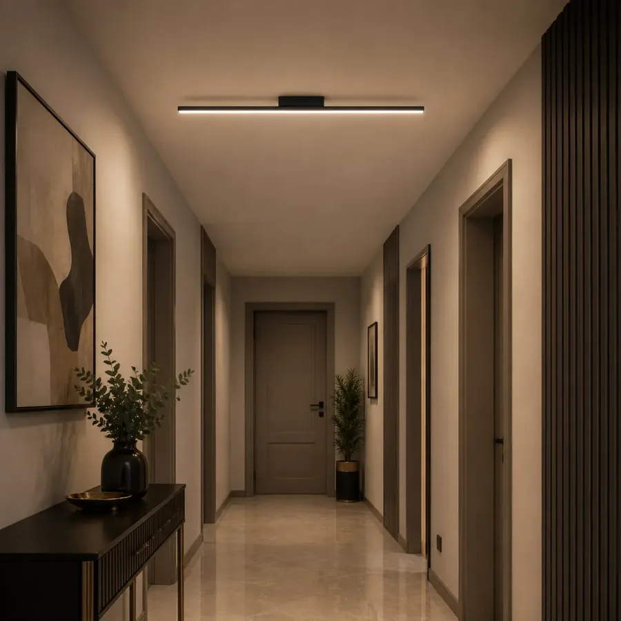 Linea-aplica led 60cm neagra