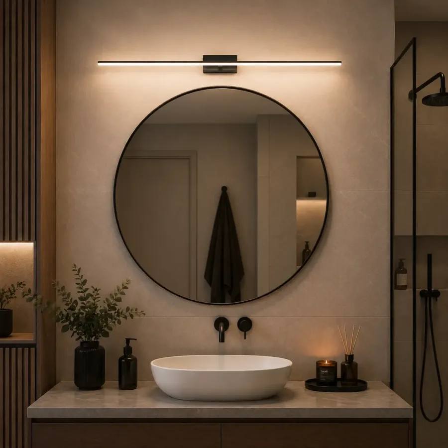 Linea-aplica led 60cm neagra