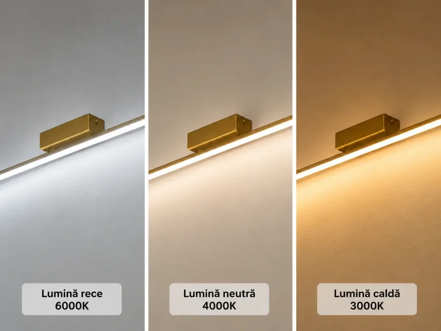 Linea-aplica led 100cm auriu