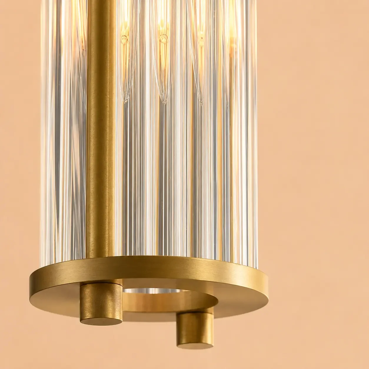 Sivio-Candelabru Auriu Modern cu 6 Becuri
