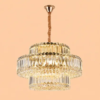 Coloss-Candelabru Elegant cristale cu 8 Becuri