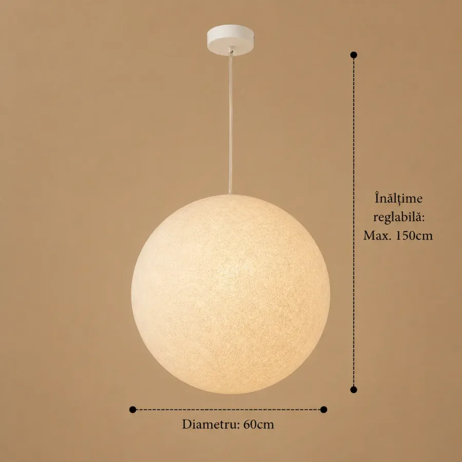 Lunasphere-pendul glob led decorativ diam.60cm