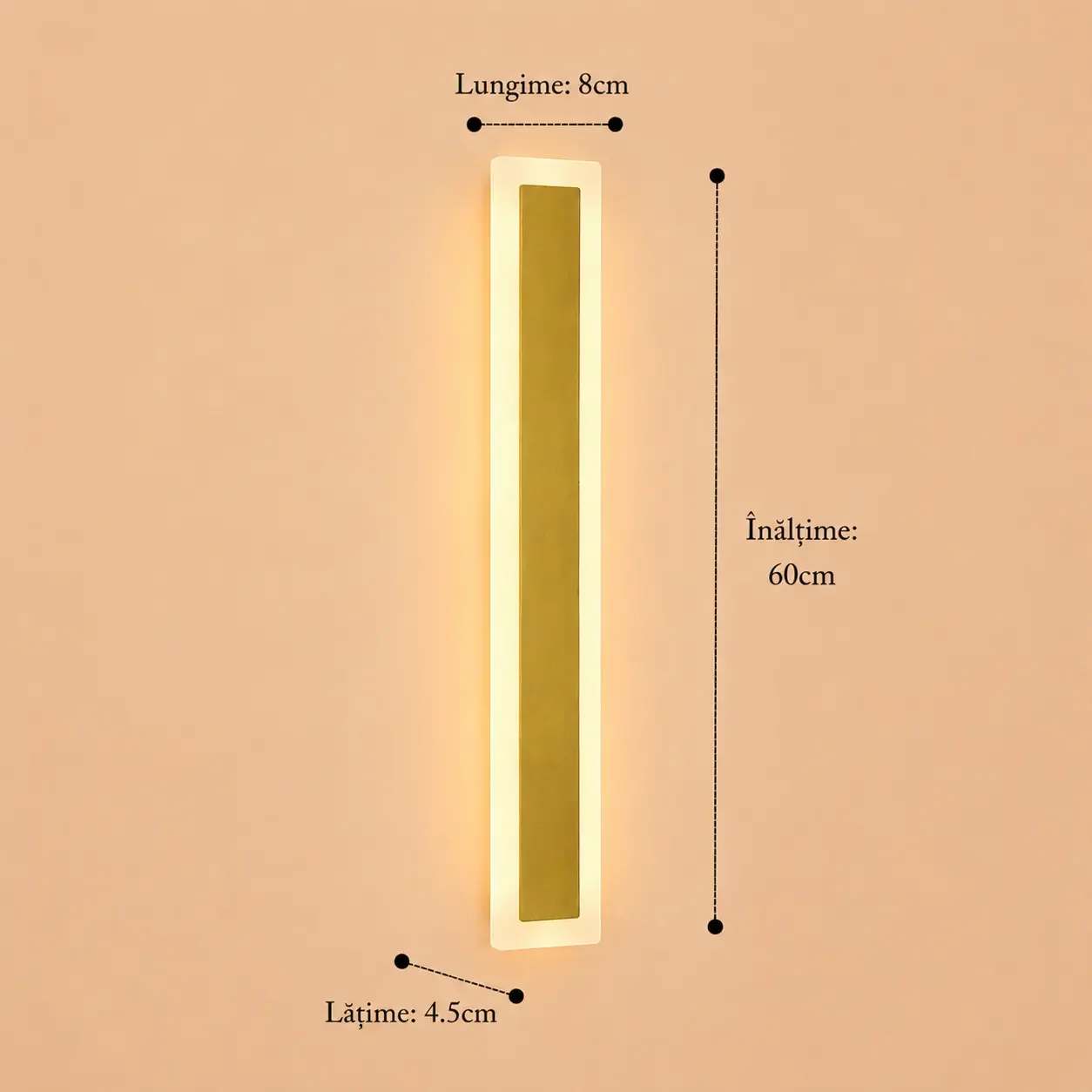 Dion-aplica led de exterior 60cm aurie