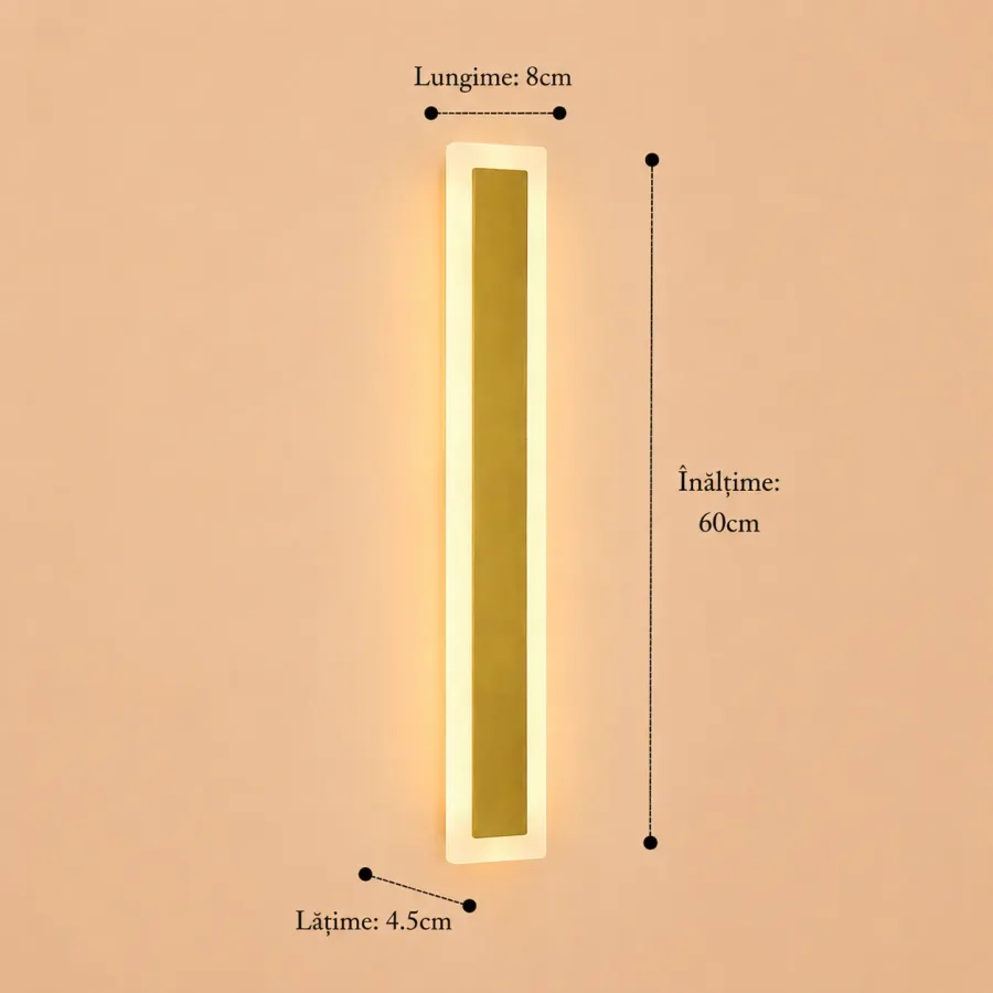 Dion-aplica led de exterior 60cm aurie