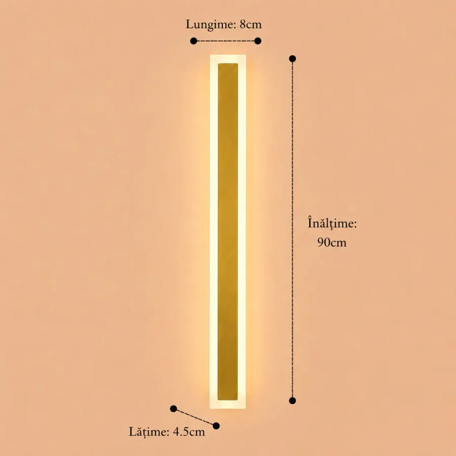 Dion-aplica led de exterior 90cm aurie