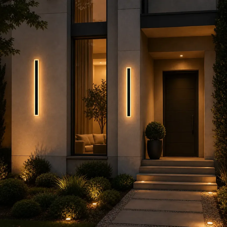 Dion-aplica led de exterior 120cm neagra
