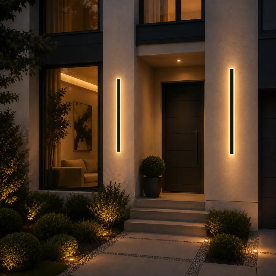 Dion-aplica led de exterior 150cm neagra