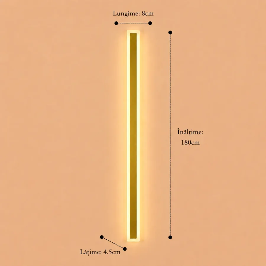 Dion-aplica led de exterior 180cm aurie