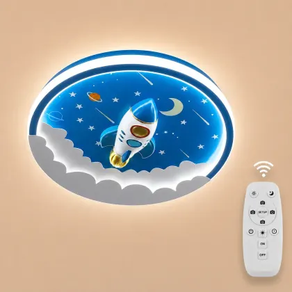 Rocket-Lustra Led pentru copii Diam.50cm