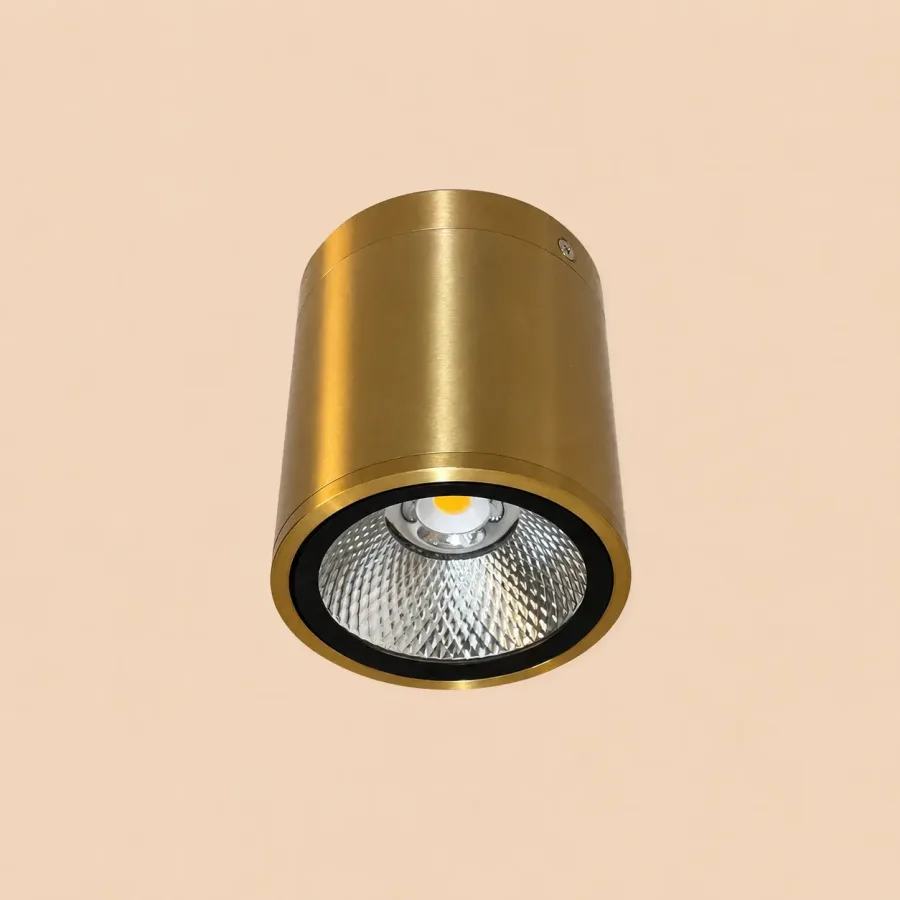 Aska-Spot Led Aplicat Auriu lumina calda