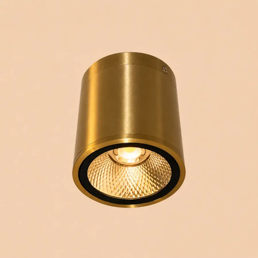 Aska-Spot Led Aplicat Auriu lumina calda