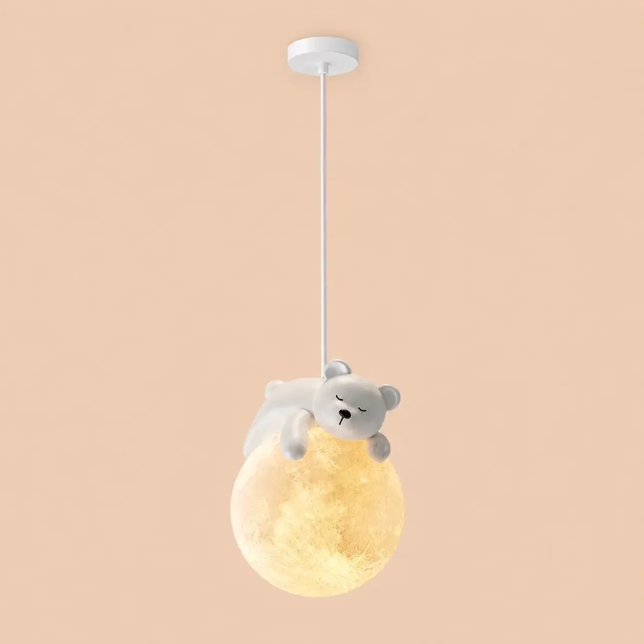 Tedi-pendul ursulet cu bec
