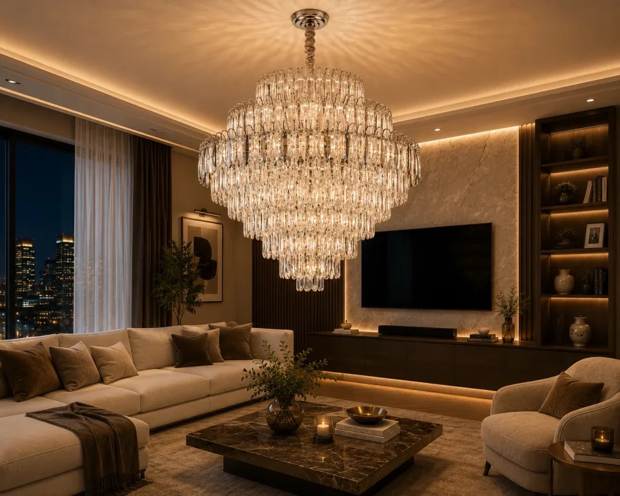 Velmora-Candelabru Diam.80cm cu 24 Becuri