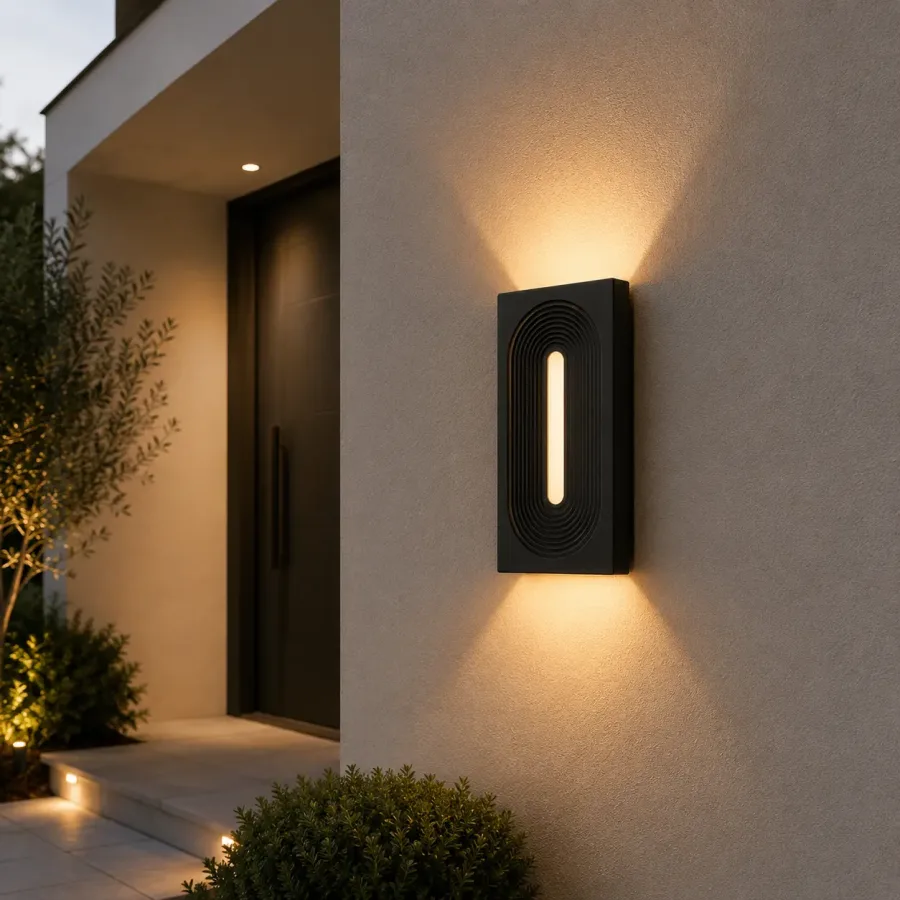 Arva-aplica led de exterior 20cm lumina calda