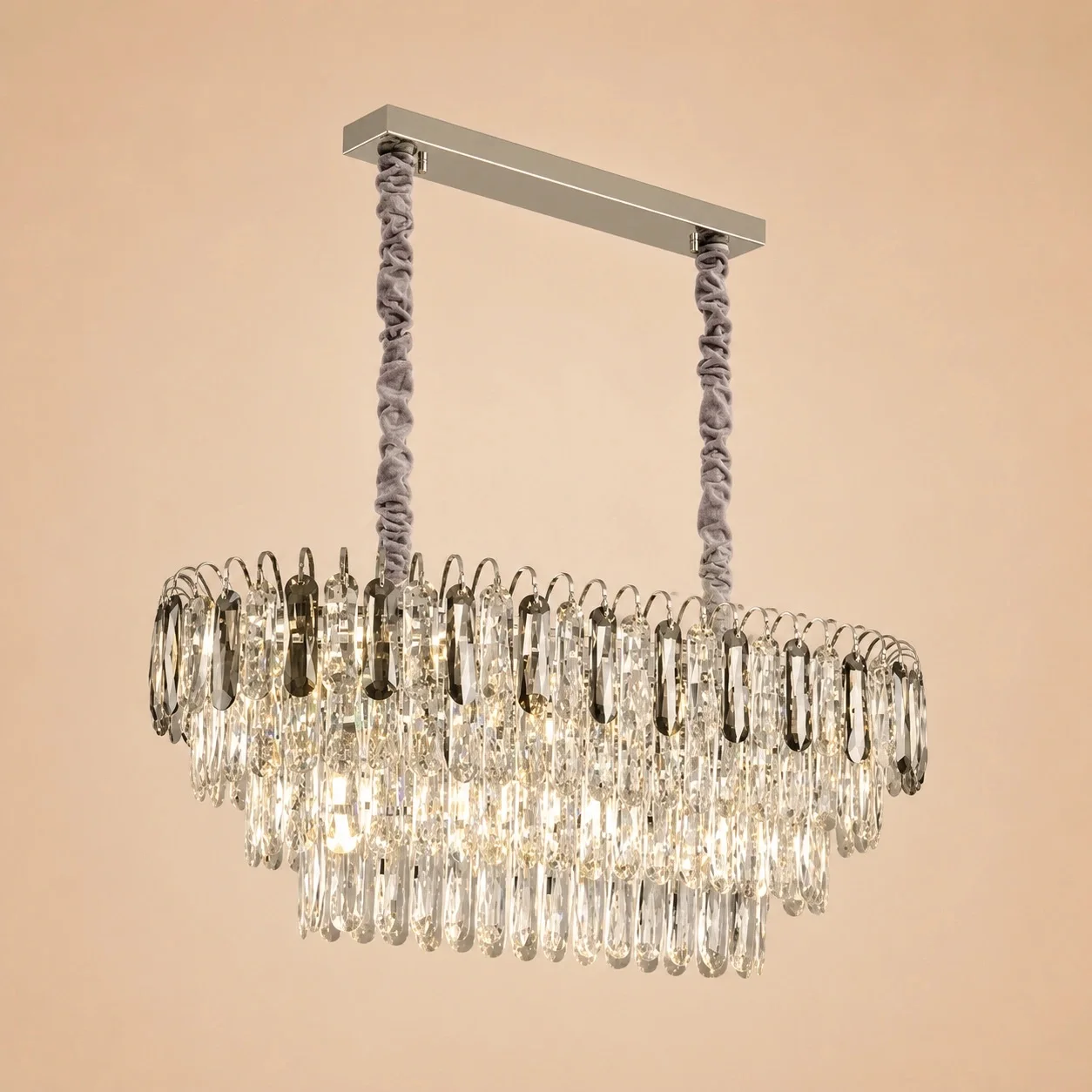 Velmora-Candelabru Oval 80x40cm cu 12 Becuri