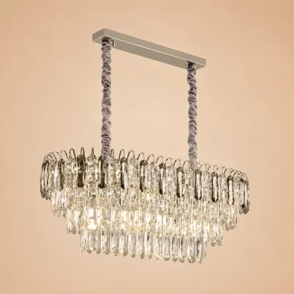 Velmora-Candelabru Oval 80x40cm cu 12 Becuri