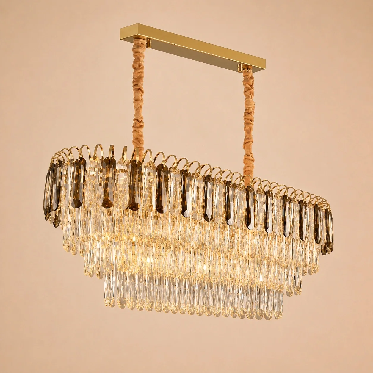 Velmora-Candelabru Oval 80x40cm cu 12 Becuri