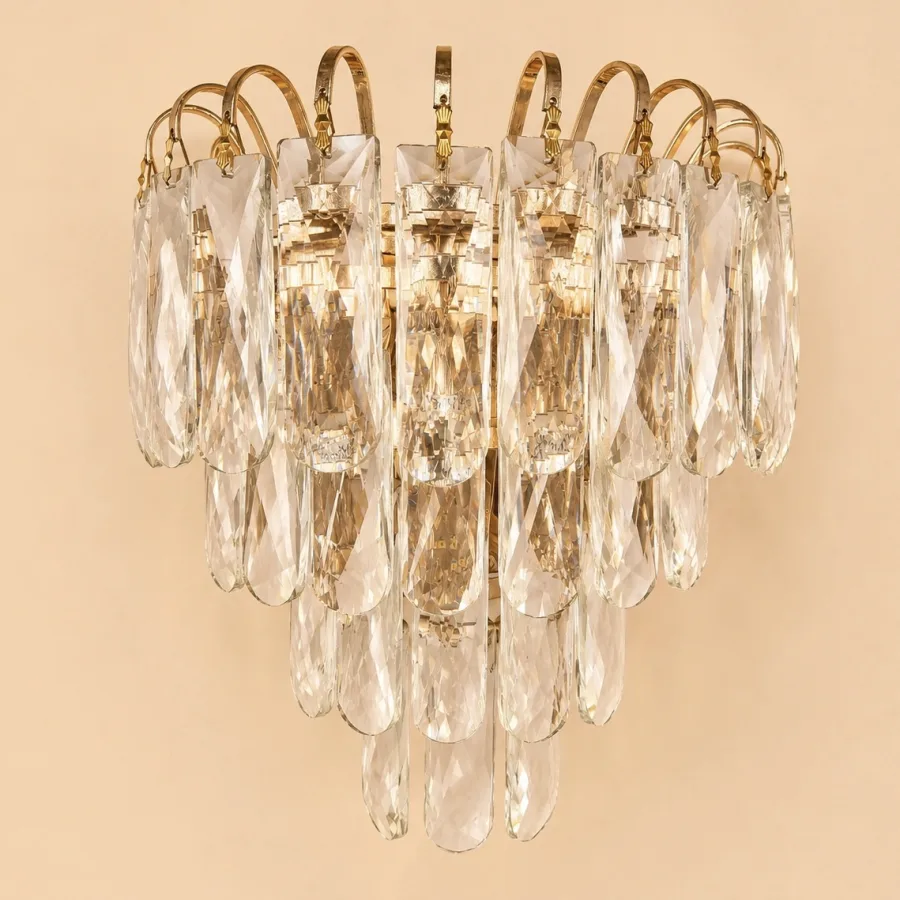 Velmora-Aplica Cristal cu 3 Becuri
