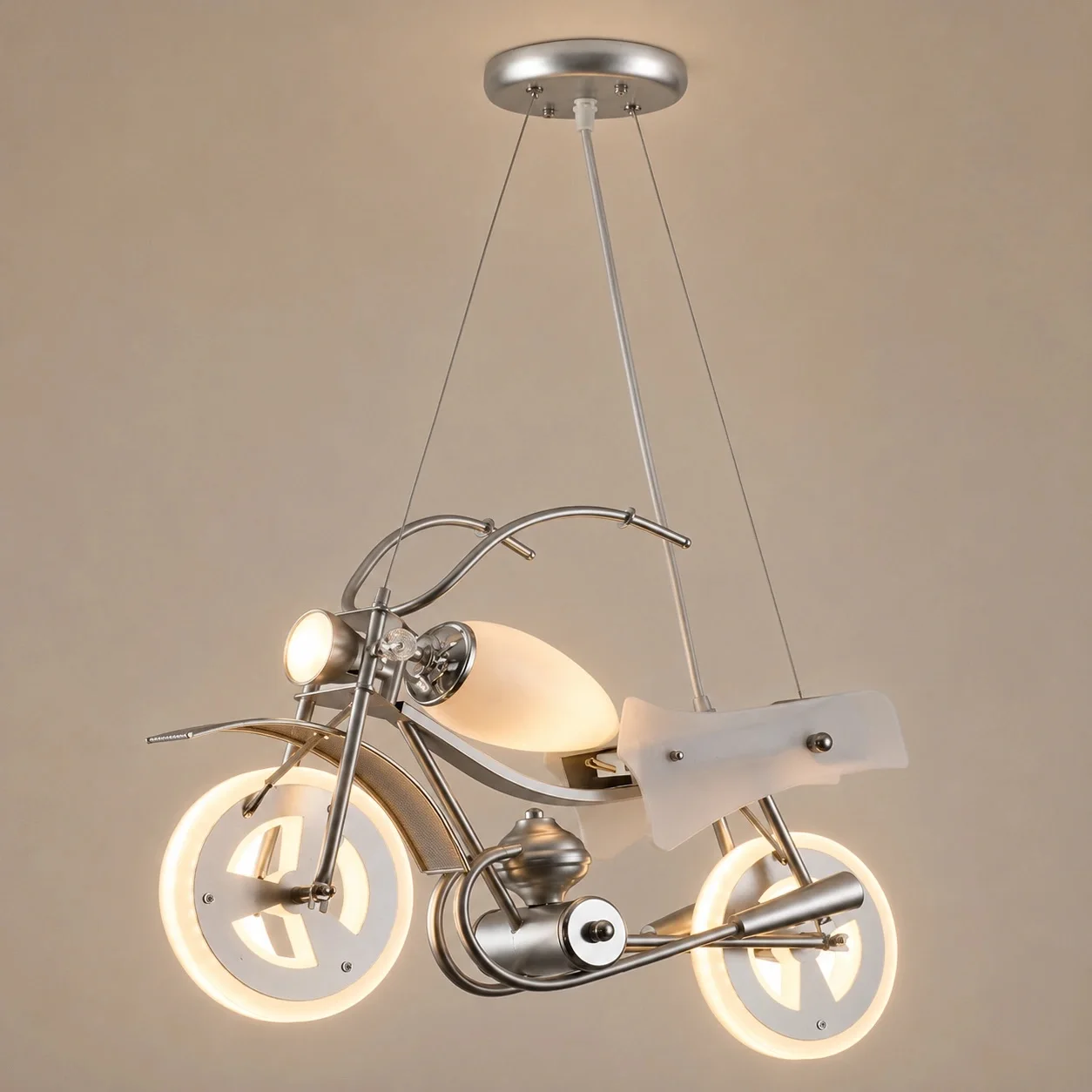 Joy-Lustra Led+Bec pentru copii motocicleta