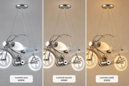 Joy-Lustra Led+Bec pentru copii motocicleta