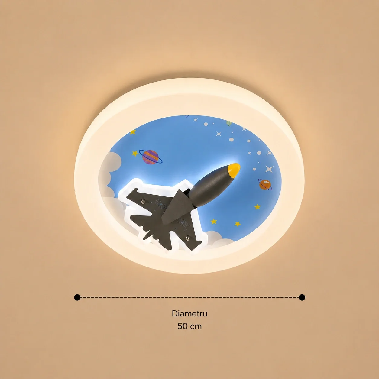 Aero-Lustra Led pentru copii Diam.50cm