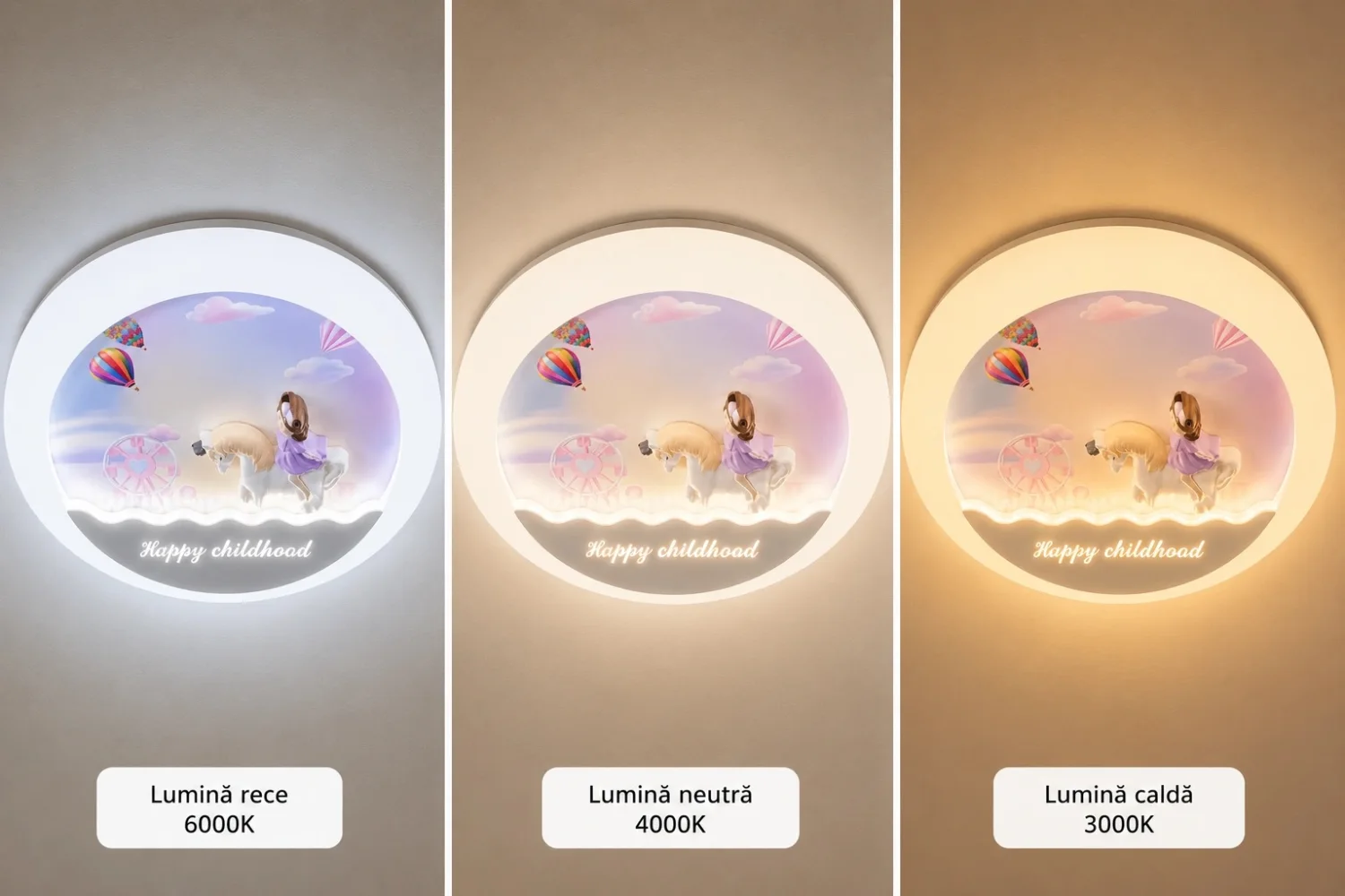 Fary-Lustra Led pentru copii Diam.50cm