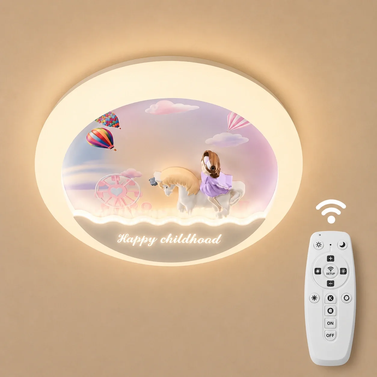 Fary-Lustra Led pentru copii Diam.50cm