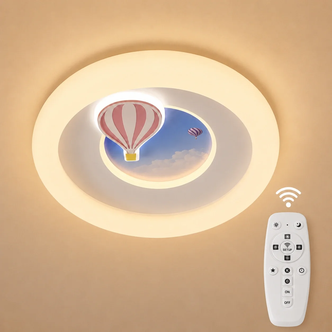 Halo-Lustra Led pentru copii Diam.50cm