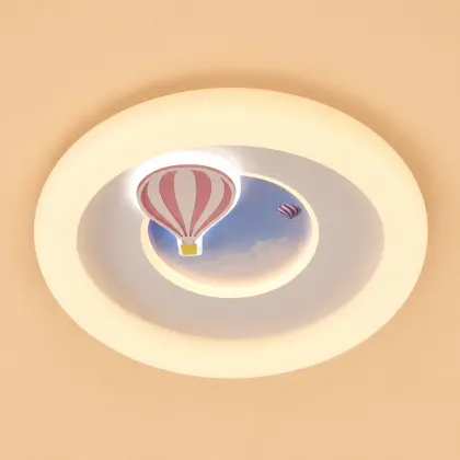 Halo-Lustra Led pentru copii Diam.50cm