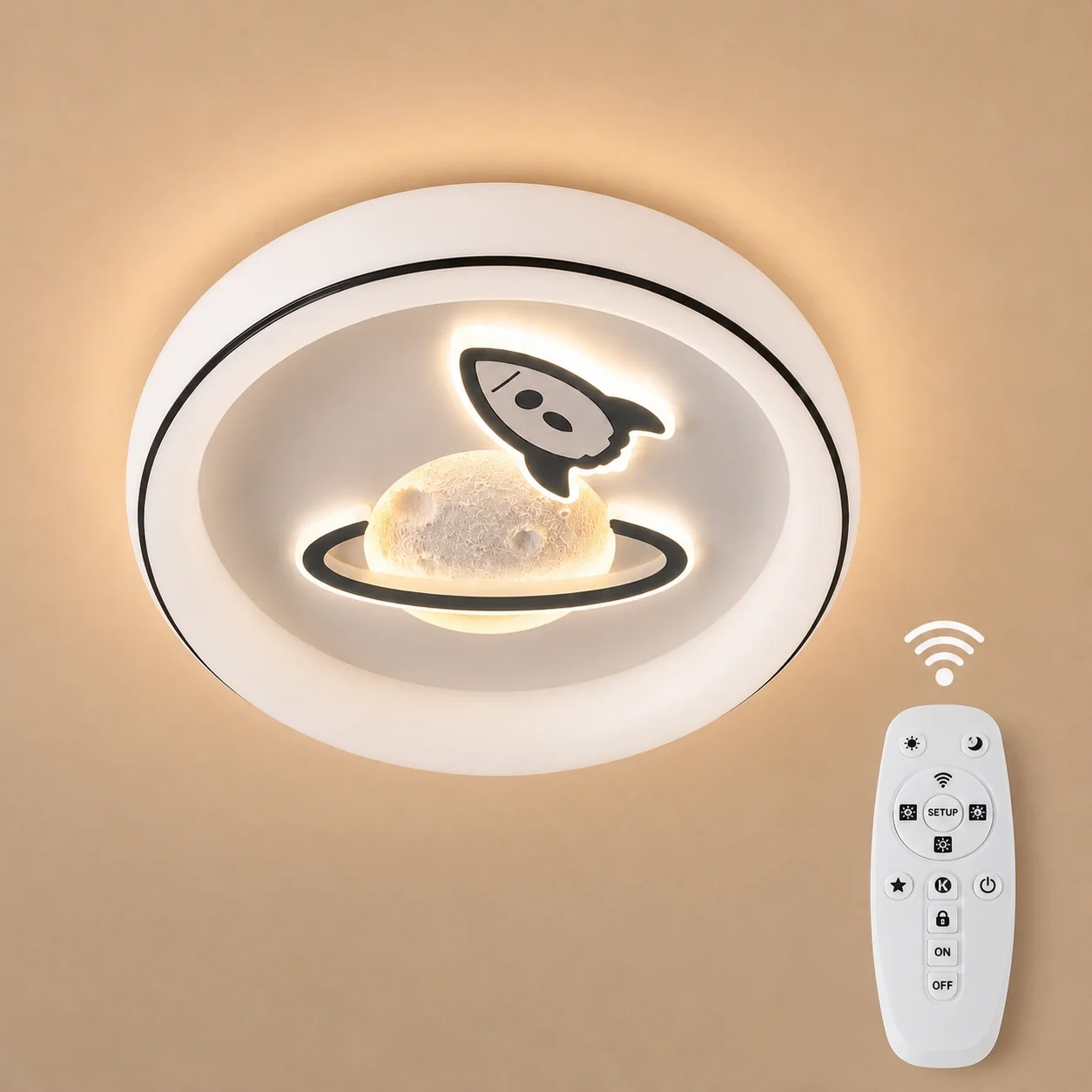 Cosmo-Lustra Led pentru copii Diam.50cm