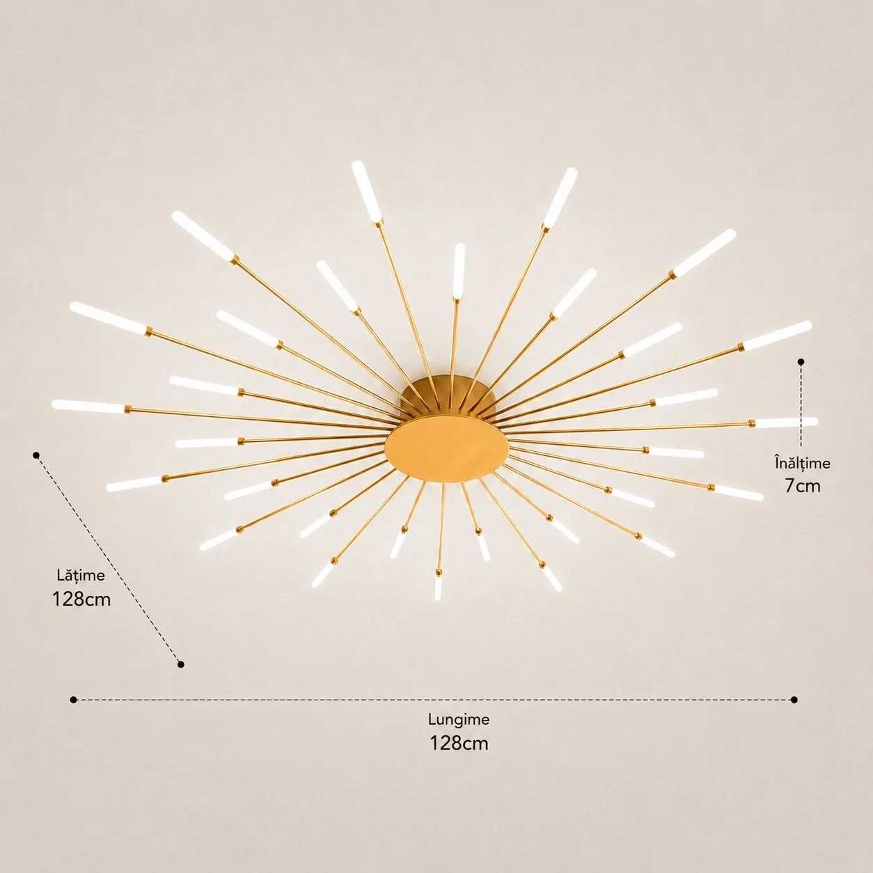 Velto-Lustra Led spirala 76w cu telecomanda