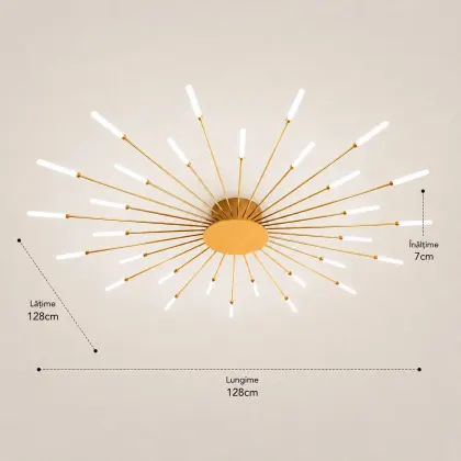 Velto-Lustra Led spirala 76w cu telecomanda