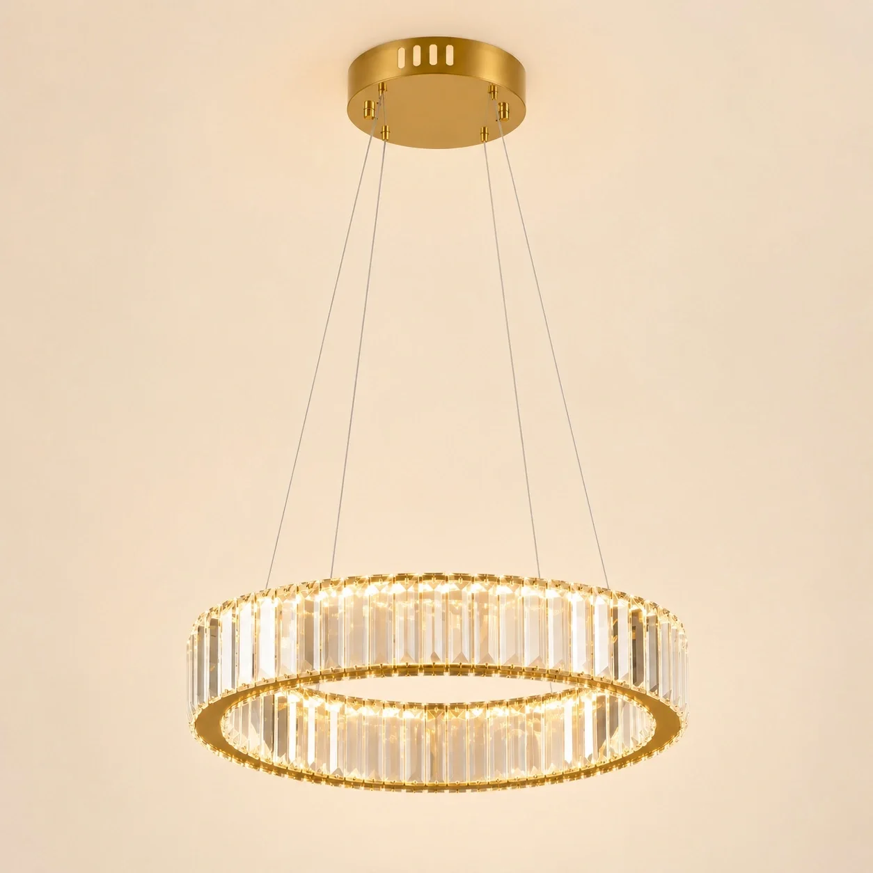 Auralis-lustra led cu cristale diam.40cm