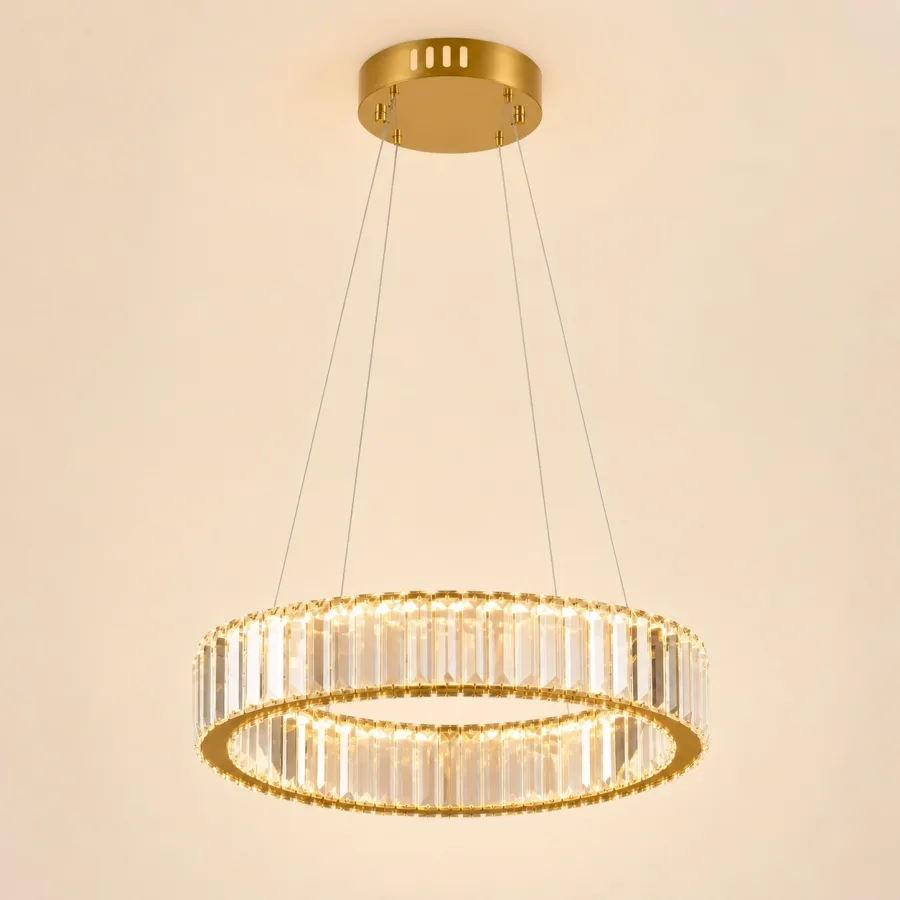 Auralis-lustra led cu cristale diam.40cm