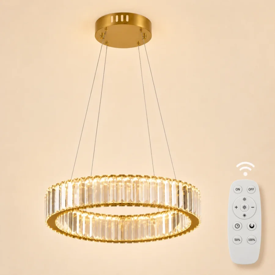 Auralis-lustra led cu cristale diam.40cm
