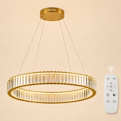 Auralis-lustra led cu cristale diam.60cm