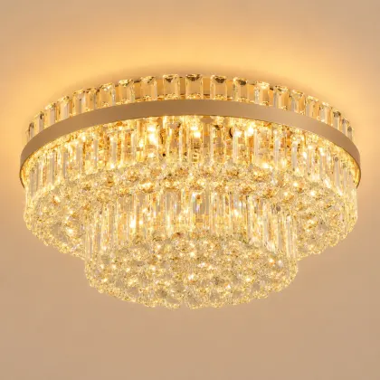 Bellevue-candelabru cu cristale 12 becuri