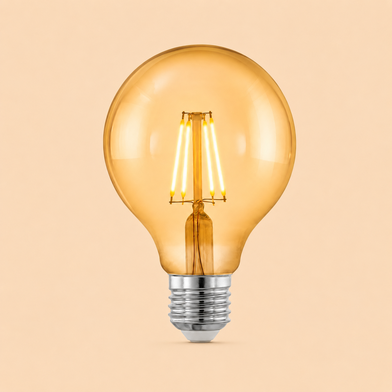 Bec Led Filament 7W E27 model g80