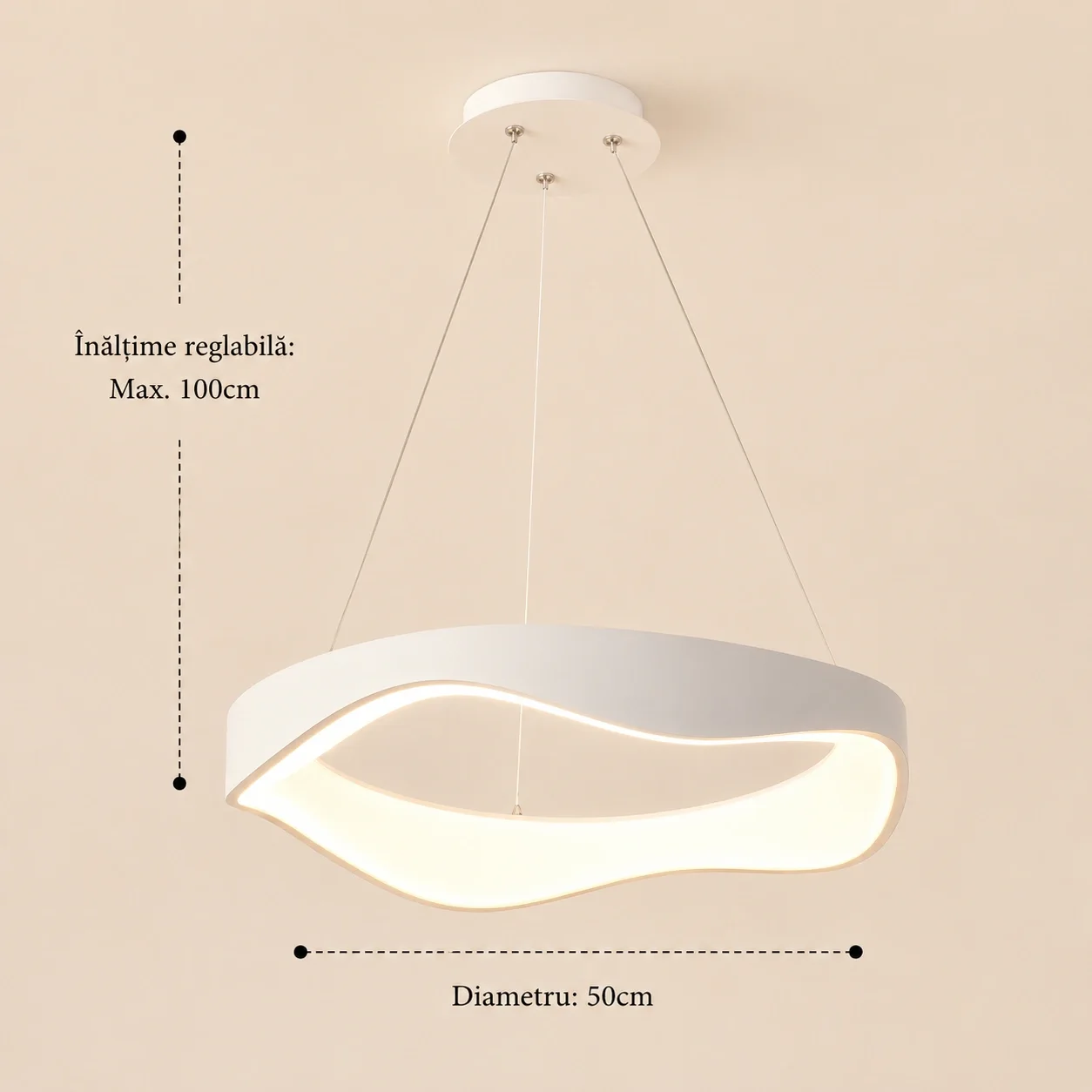 Islen-LUSTRA led moderna Diam.50cm