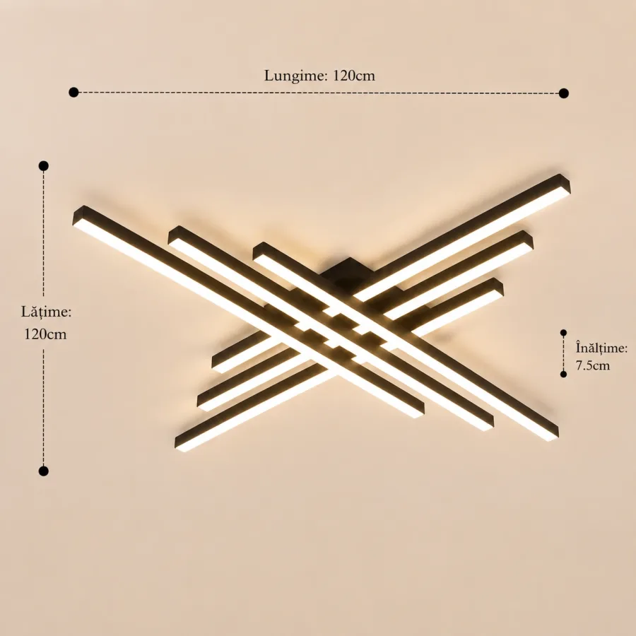 Teryn-LUSTRA led aplicata linii 120cm