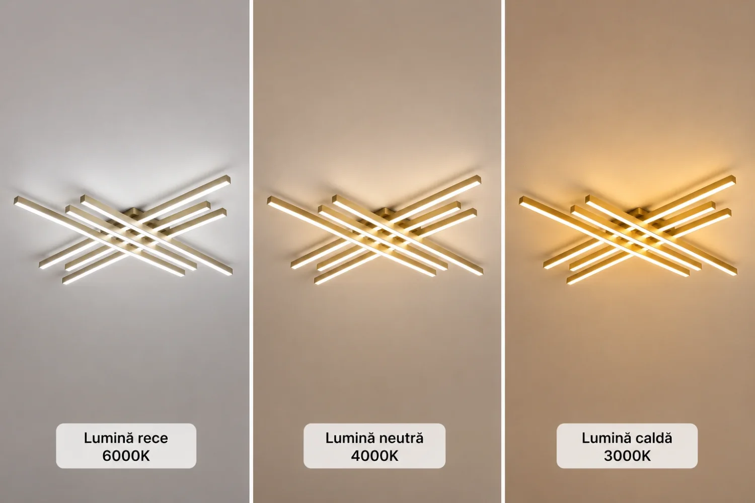 Teryn-lustra led aplicata linii 120cm