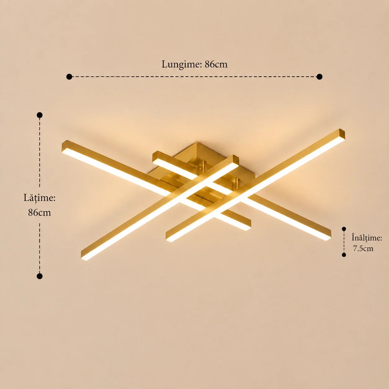 Teryn-LUSTRA led aplicata linii 86cm
