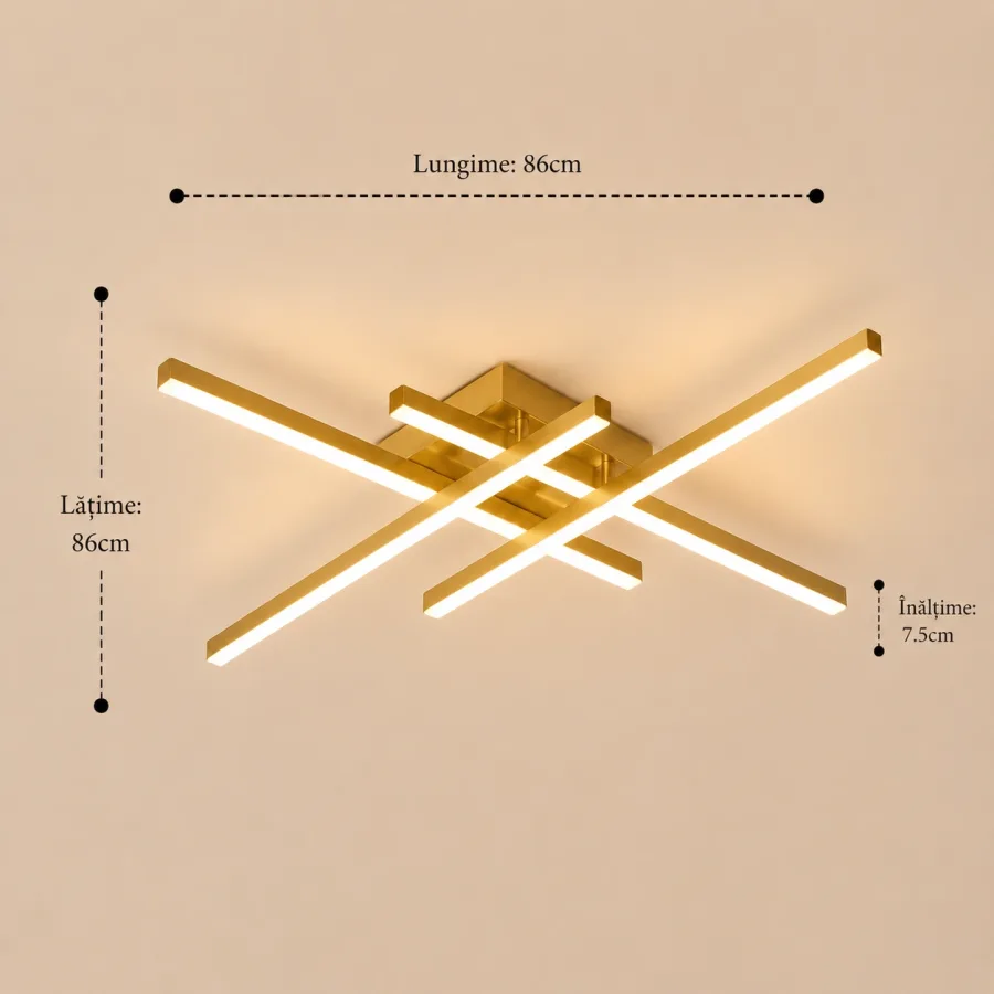 Teryn-LUSTRA led aplicata linii 86cm